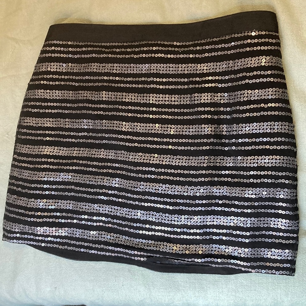 Sequin mini skirt